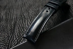 Handcrafted Black Horween Shell Cordovan Watch Strap