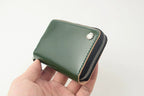 Handcrafted Oil Aniline Dyed Olive Green Shell Cordovan Leather Wallet