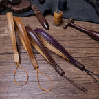 Handcrafted Italian Tuscany Vegetable-Tanned Leather Camera Wrist Strap