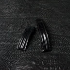Handcrafted Black Shell Cordovan Watch Strap with Double Padding