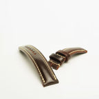 Handcrafted Dark Brown Horween Shell Cordovan Watch Strap