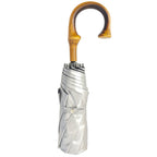 Handcrafted Double-Canopy Silver Coating Umbrella With Qiong Bamboo Handle
