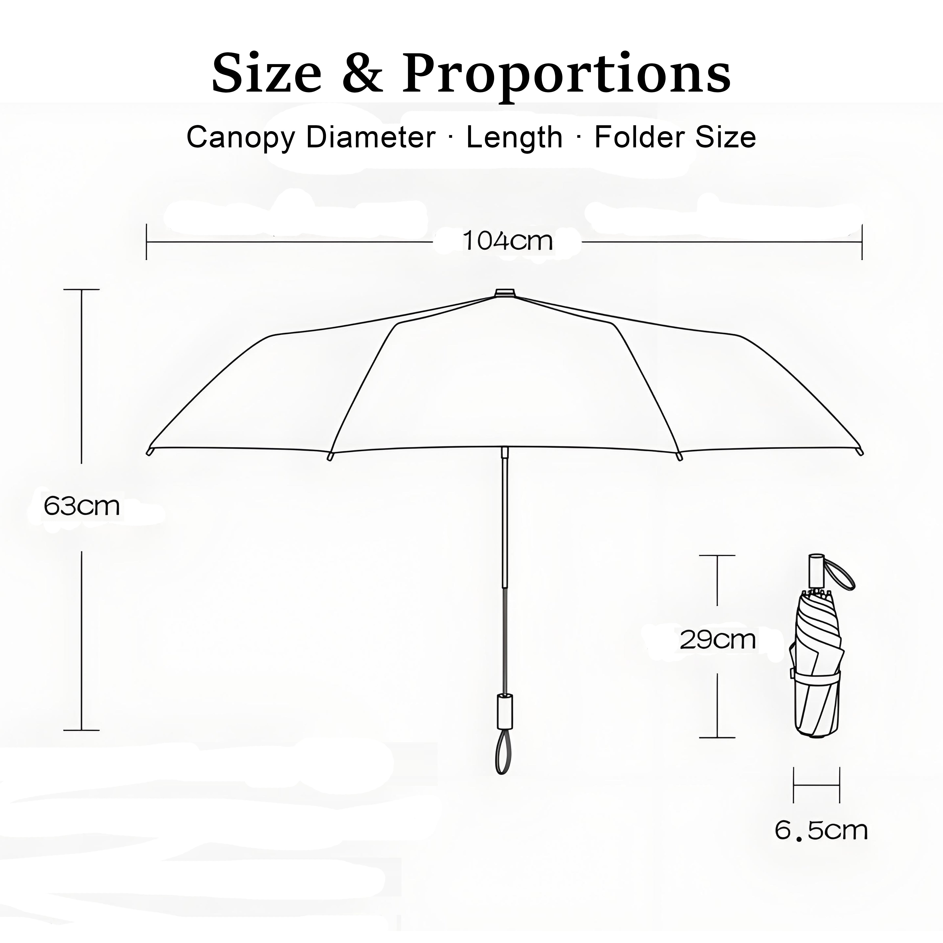 Handcrafted Double-Canopy Silver Coating Umbrella With Ebony Wood Handle