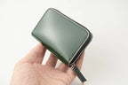 Handcrafted Oil Aniline Dyed Olive Green Shell Cordovan Leather Wallet