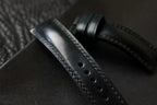 Handcrafted Black Horween Shell Cordovan Watch Strap