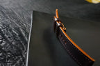 Handcrafted Burgundy Horween Shell Cordovan Watch Strap