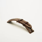 Handcrafted Dark Brown Horween Shell Cordovan Watch Strap