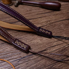 Handcrafted Italian Tuscany Vegetable-Tanned Leather Camera Wrist Strap