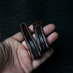 Handcrafted Chocolate Brown Shell Cordovan Watch Strap with Double Padding