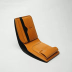 Handcrafted Agate Black Shell Cordovan Leather Wallet with Italian Gattuso Oily Calfskin Lining