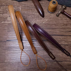 Handcrafted Italian Tuscany Vegetable-Tanned Leather Camera Wrist Strap