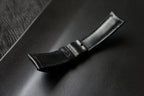 Handcrafted Black Horween Shell Cordovan Watch Strap