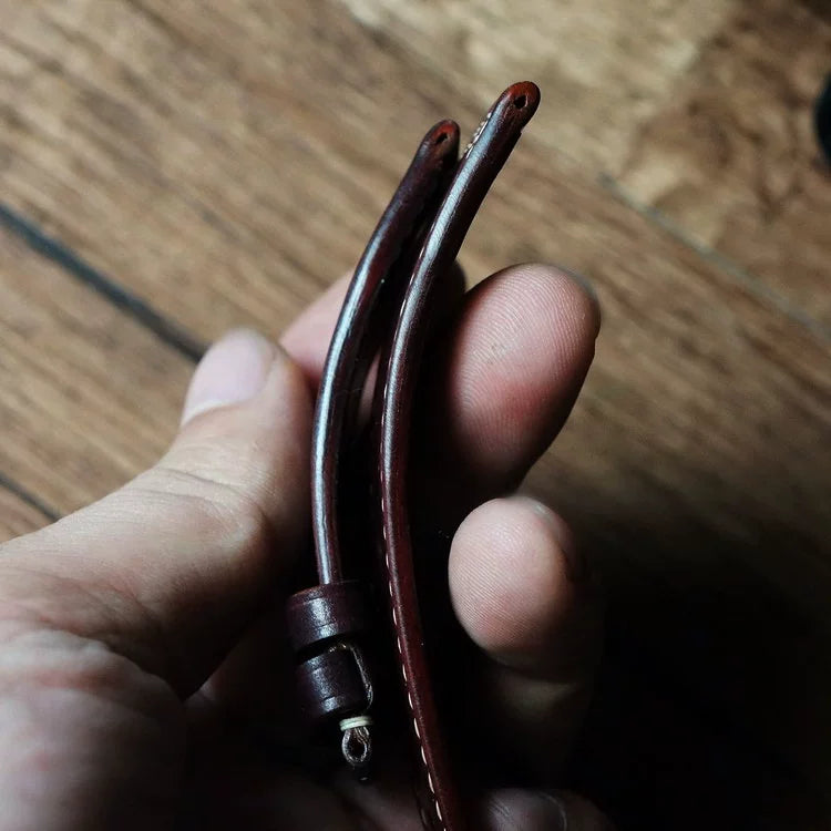 Handcrafted Horween Shell Cordovan Watch Strap