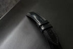 Handcrafted Black Horween Shell Cordovan Watch Strap