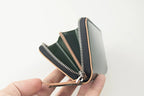 Handcrafted Oil Aniline Dyed Olive Green Shell Cordovan Leather Wallet